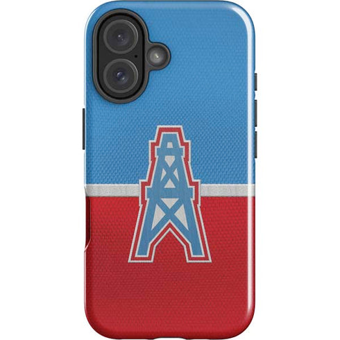 NFL Houston Oilers Vintage iPhone 16 Plus Impact Case